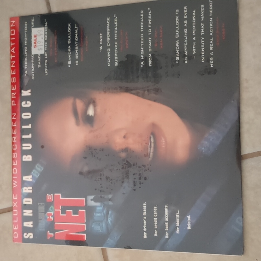 The Net Sandra Bullock Laser Disc Sealed